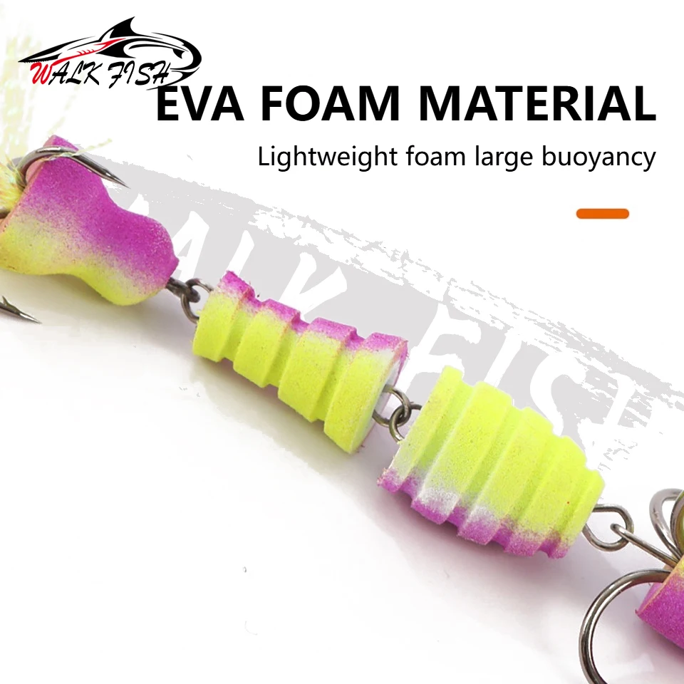 Walk Fish Wobbler flotante de espuma alta densidad para carpa - imagen 2