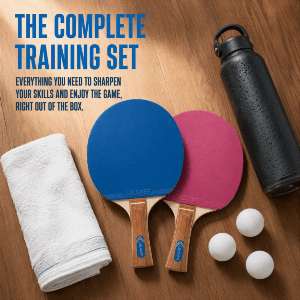 Raqueta de tenis de mesa doble cara alta velocidad para control estable - imagen 5