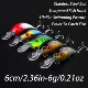 Crankbait Hundible con ojos 3D Minnow y triples - imagen 4