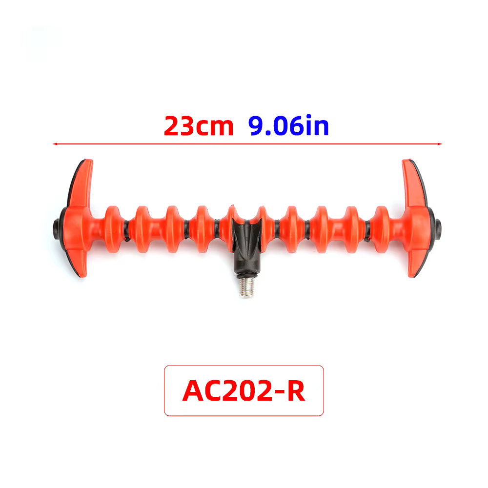 Soporte Caña Hirisi AC202 Antideslizante para Buzz Bar – Descanso Pesca Carpa