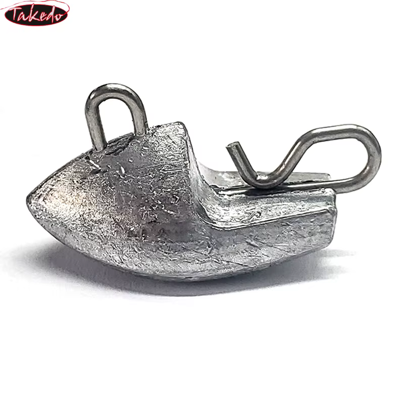 TAKEDO FD05 Plomo de Pesca con Anzuelo Gusano Tiro Gota