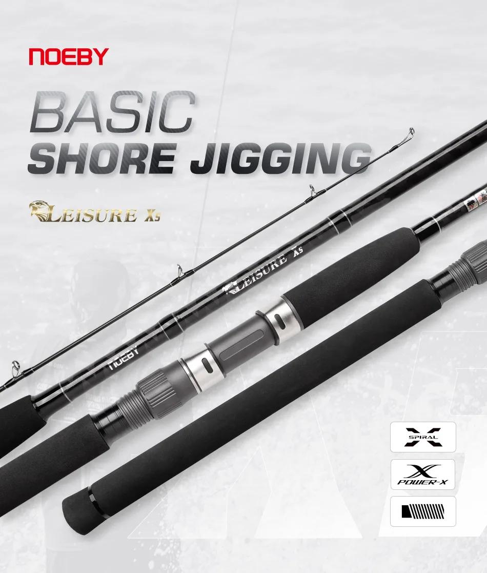 Caña Noeby Shore Jigging Leisure X5 con guía Ocean Guide