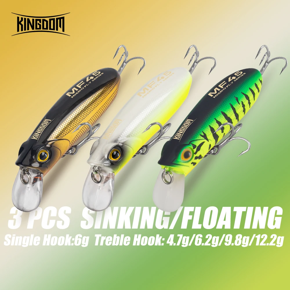Wobbler micro Swimbait hundible de lanzamiento largo