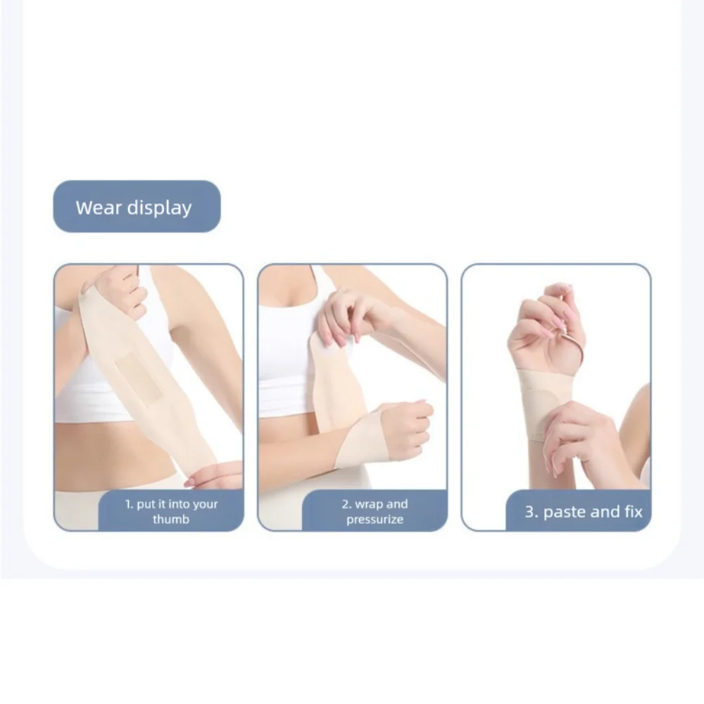 Protector de muñeca deportivo ultrafino con muñequera ajustable - imagen 3