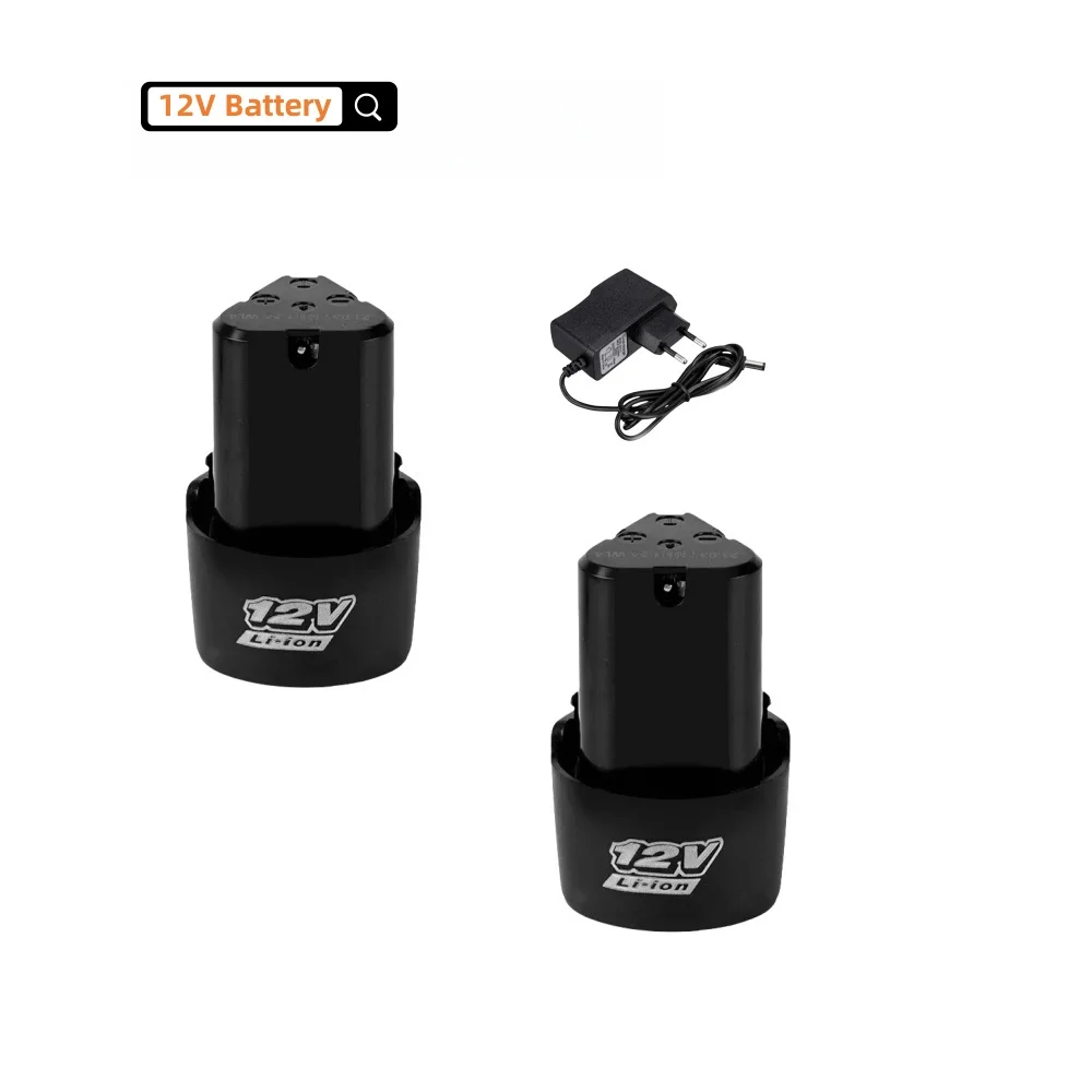 Batería recargable de iones de litio de 12V vista frontal