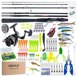 Goture Kit de pesca con caña y carrete de carbono