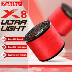 ZUKIBO Trenzado Ultra Light 8 hebras – Multifilamento PE para mar