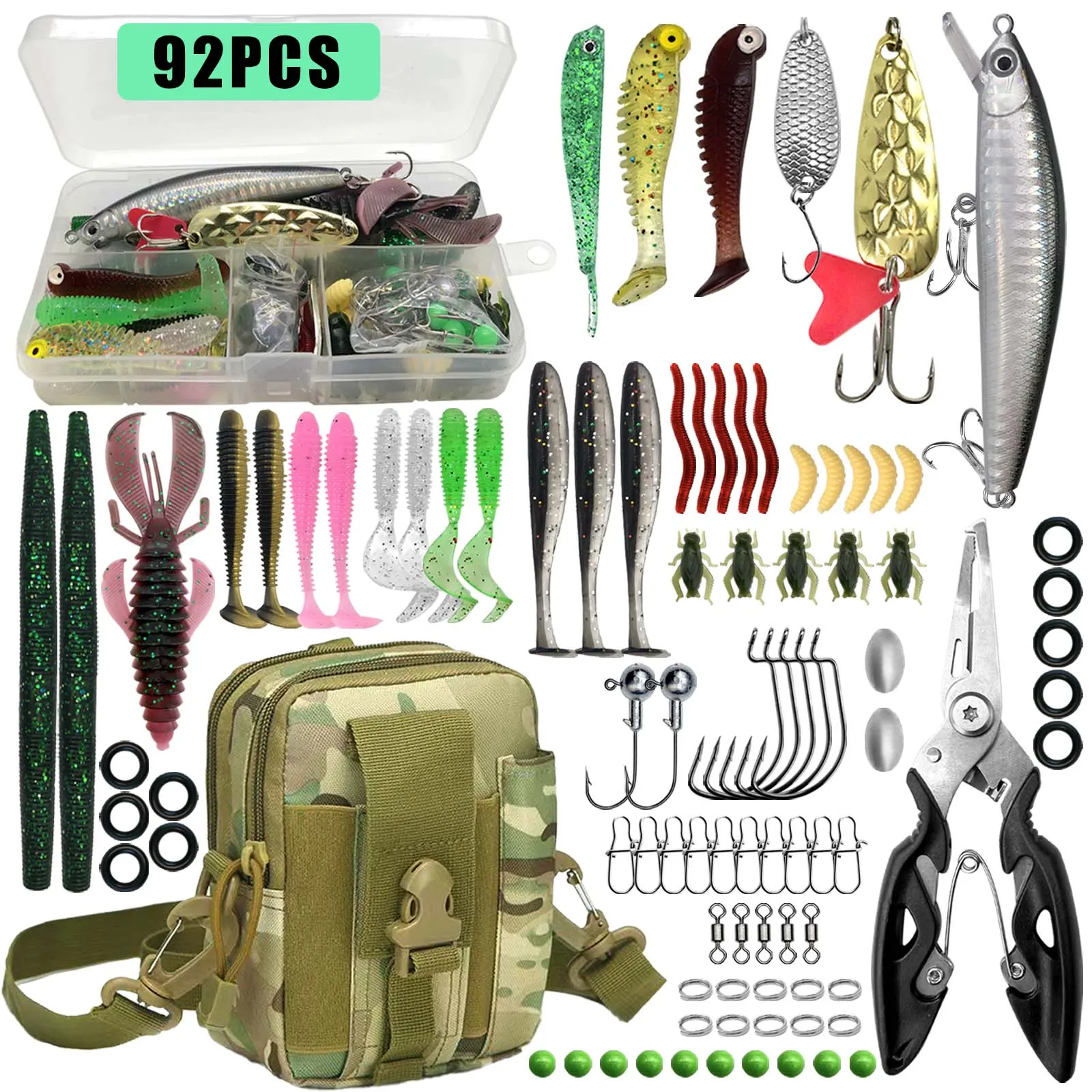 Kit de señuelos artificiales para pesca – surtido en caja - imagen 4