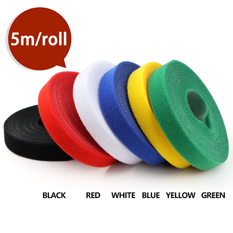 Bridas de nylon reutilizables con gancho y bucle para sujeción - imagen 4