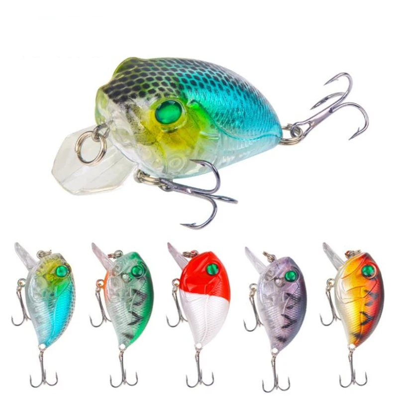 Crankbait flotante - Lote de 5 senuelos 4,5 cm 8,1 g para lucio - imagen 4