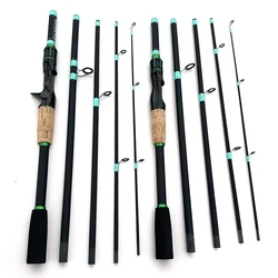 GHOTDA Caña de Surfcasting en carbono con secciones ligeras, portátil