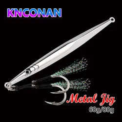 Señuelo Jigging Metal aleación Zinc con ojos 3D para pesca deportiva