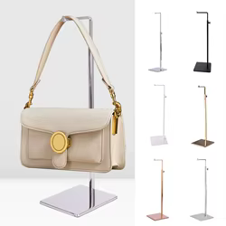 Exhibidor Bolsos Acero Inoxidable Ajustable Dorado