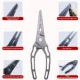 Goture Alicates de pesca anticorrosión de aluminio y acero inoxidable