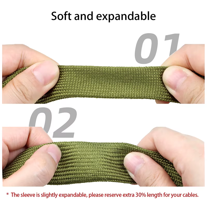 Funda trenzada para cable con cubierta expandible de poliamida - imagen 5
