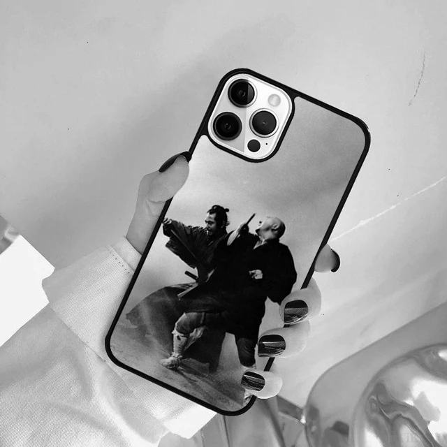 Funda con diseño de aikido samurai - vista trasera completa