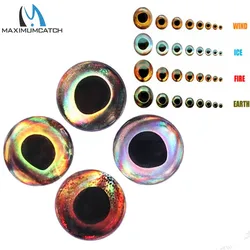 Ojos de resina realistas MAXCATCH para atado de moscas DIY