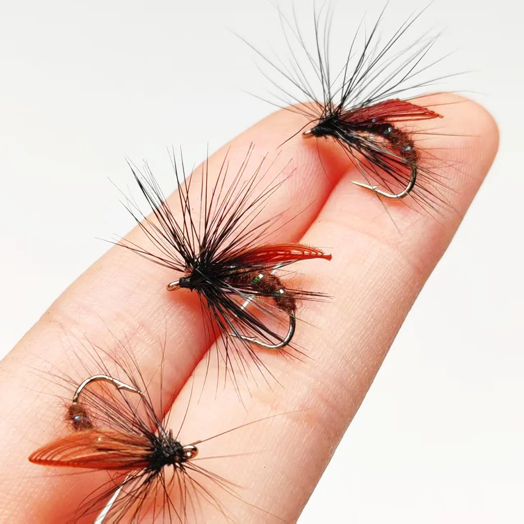 Moscas secas para trucha: ninfa escarabajo con ganchos - imagen 4