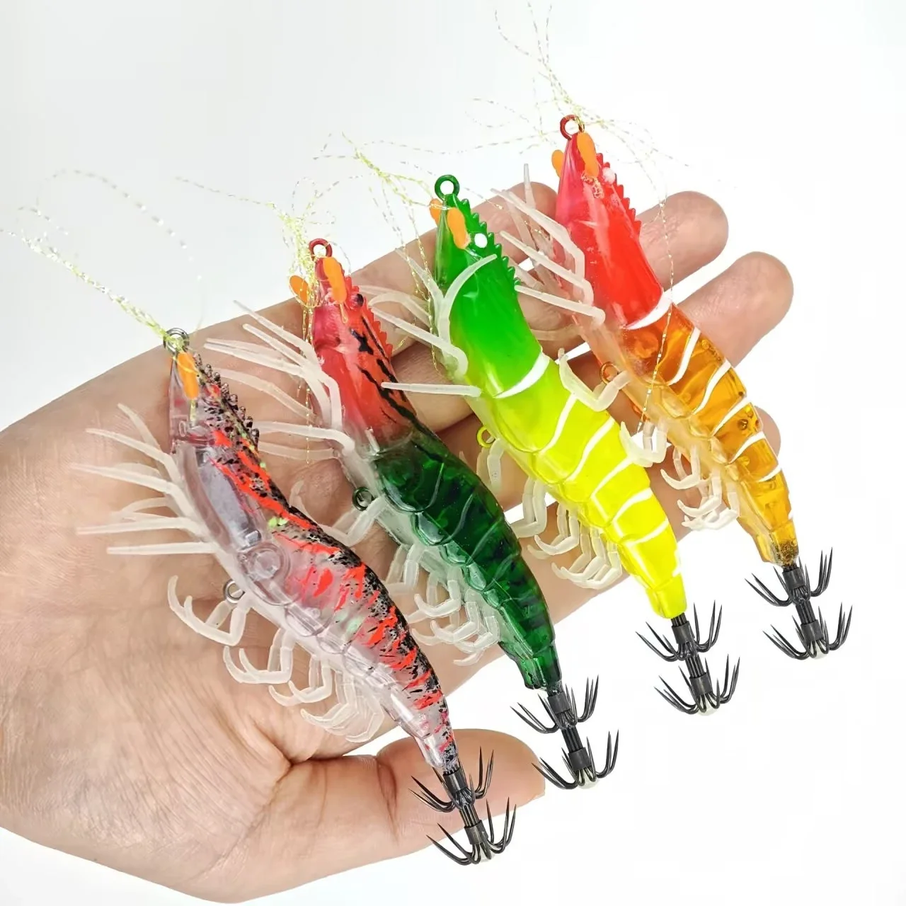 Ackibbik señuelo de camarones para agua salada – pulpo y sepia - imagen 5