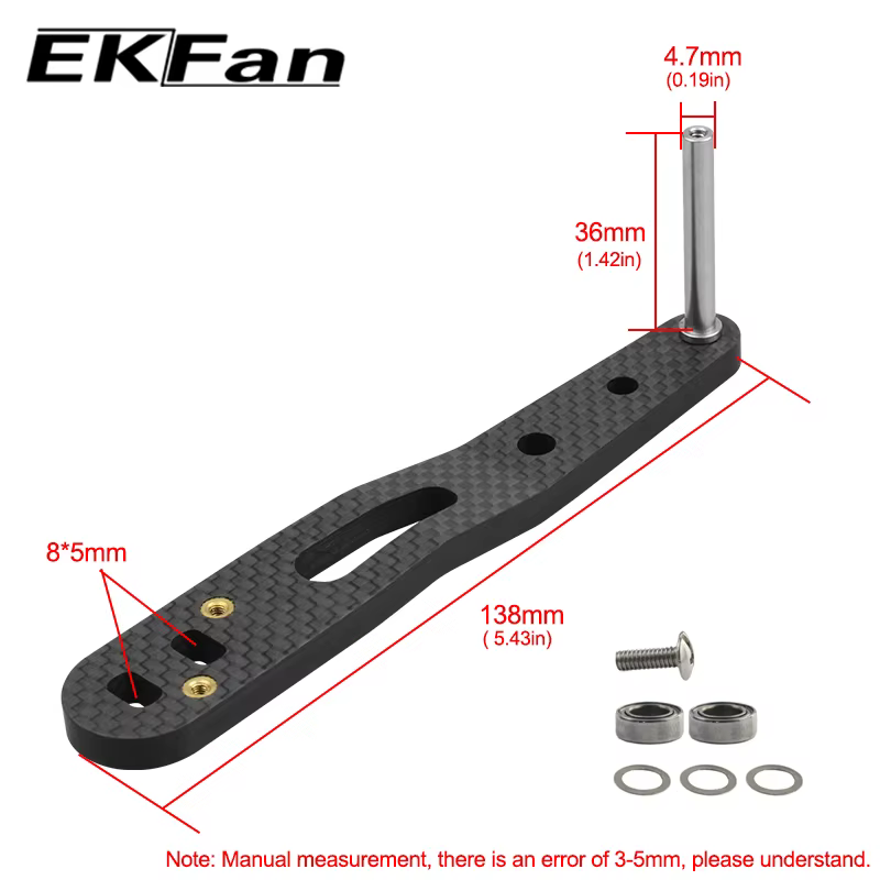 Ekfan mango carbono baitcast 138mm - imagen 3