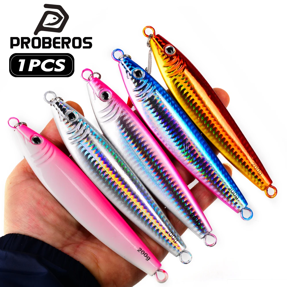 Señuelo jigging para lubina Proberos, recubrimiento láser escamas - imagen 5