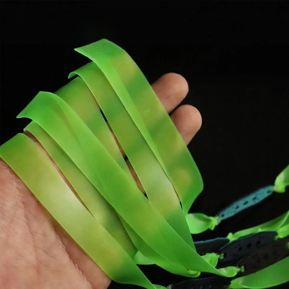 Banda elástica plana transparente tirachina verde alta elasticidad - imagen 2