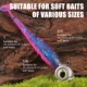 FREE FISHER Jig Head con ojo 3D luminoso para Texas y swimbaits - imagen 2
