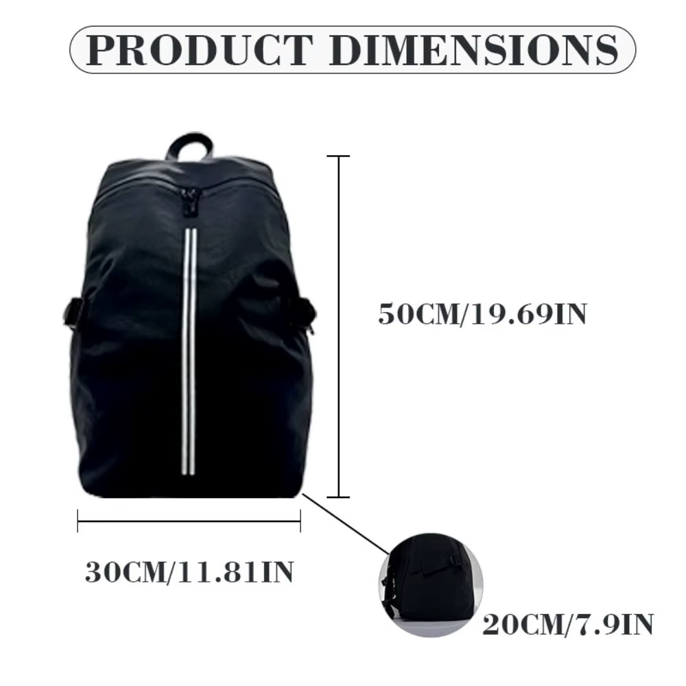 Mochila Impermeable Moto Gran Capacidad con Reflectante - imagen 3