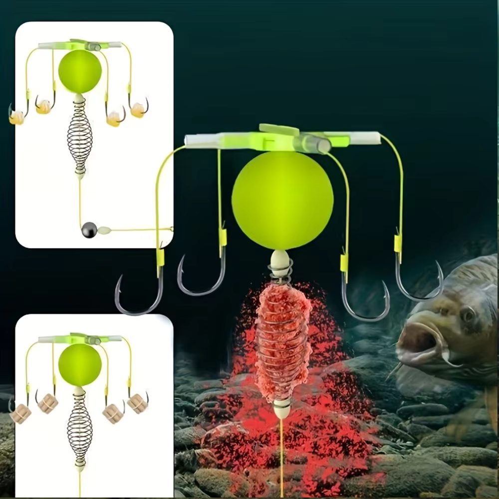 Jaula alimentadora antienrollada de acero al carbono para pesca de feeder - imagen 2