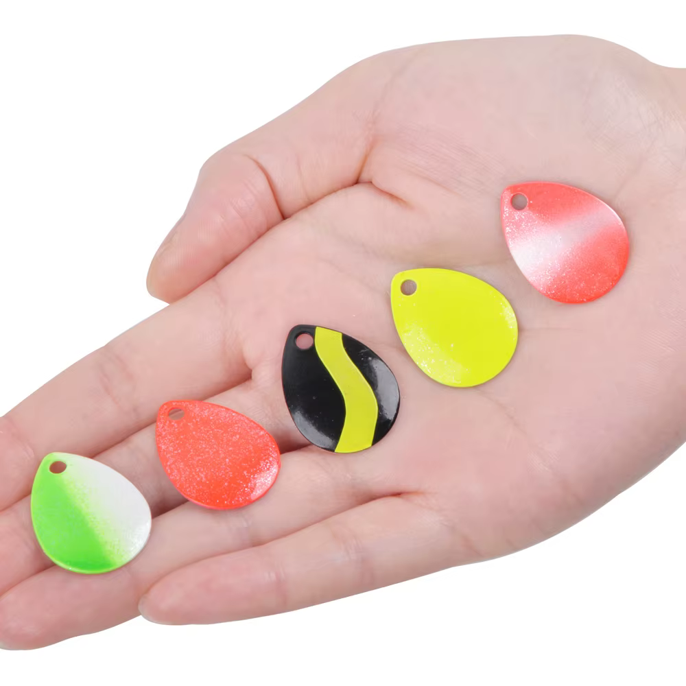 Spinner blades de níquel para personalizar señuelos de pesca - imagen 5