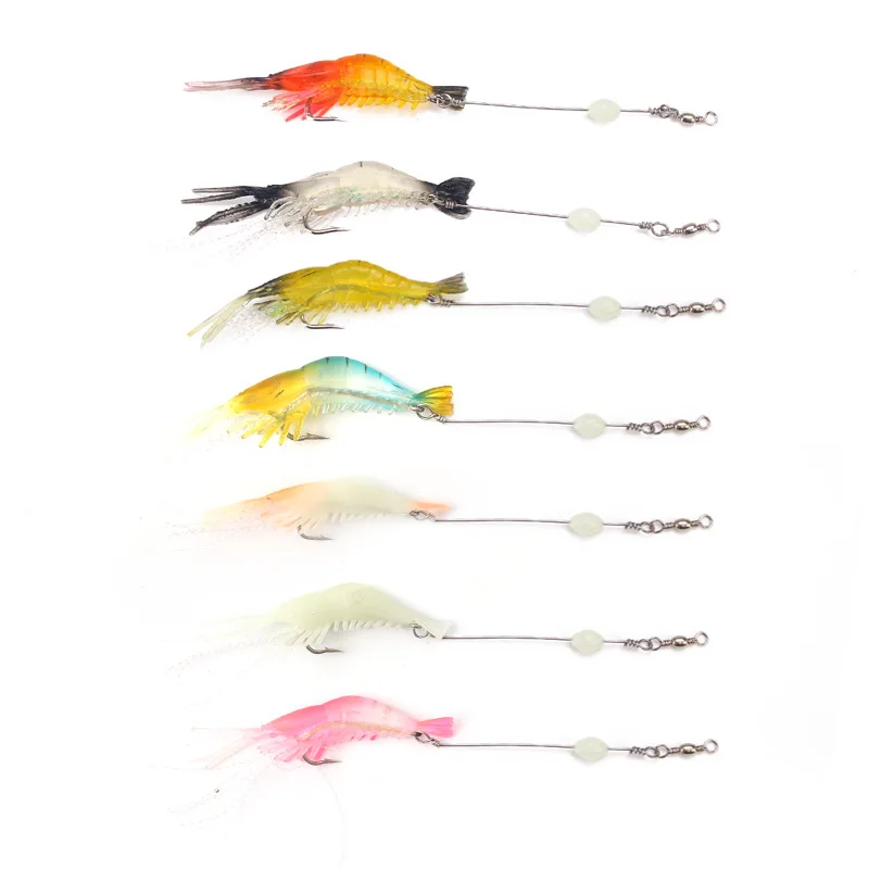 Swimbait Silicona Camaron Luminiscente Hundidor