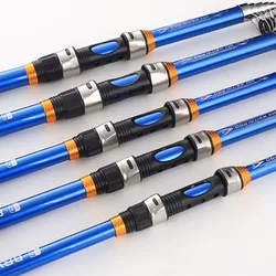 Caña telescópica de carbono – 2,1 a 4,5 m para spinning y carpa