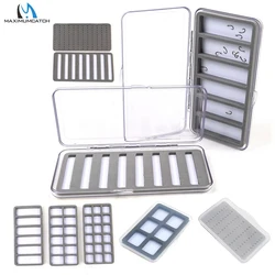 Maximumcatch caja para moscas impermeable delgada transparente