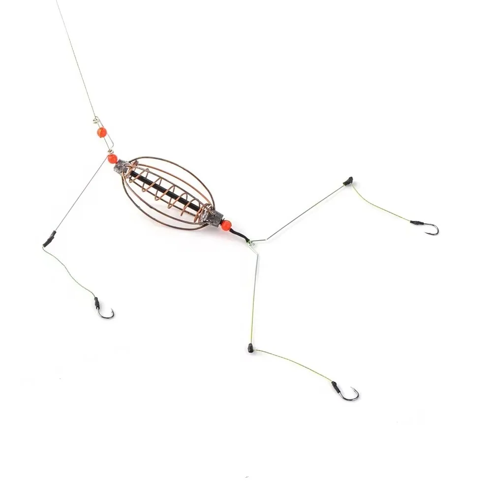 Jaula Alimentador NGB 20-30g – Baitholder para Carpa con Gancho Acero