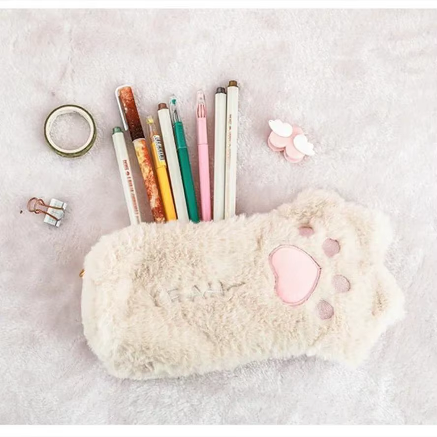 Estuche Felpa Estilo Japonés Garra Gato Gran Capacidad - imagen 4