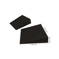 Bloques de yoga EVA antideslizantes, espuma negra portátil