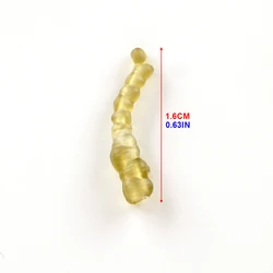Alineadores línea carpa goma suave con forma de gusano flexible