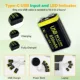 Batería recargable de litio USB Tipo-C para multímetro y RC - imagen 4