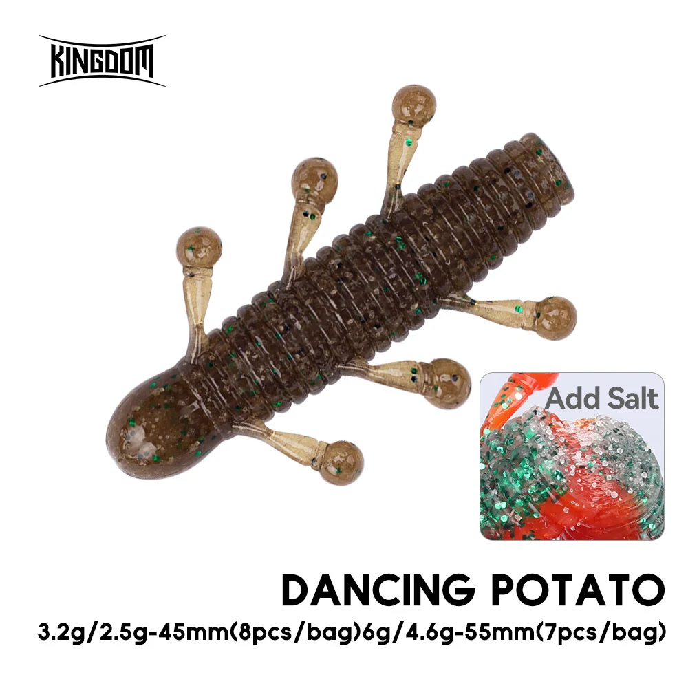Kingdom Dancing Señuelos Blandos con olor a pescado - PVC 45-55 mm - imagen 4