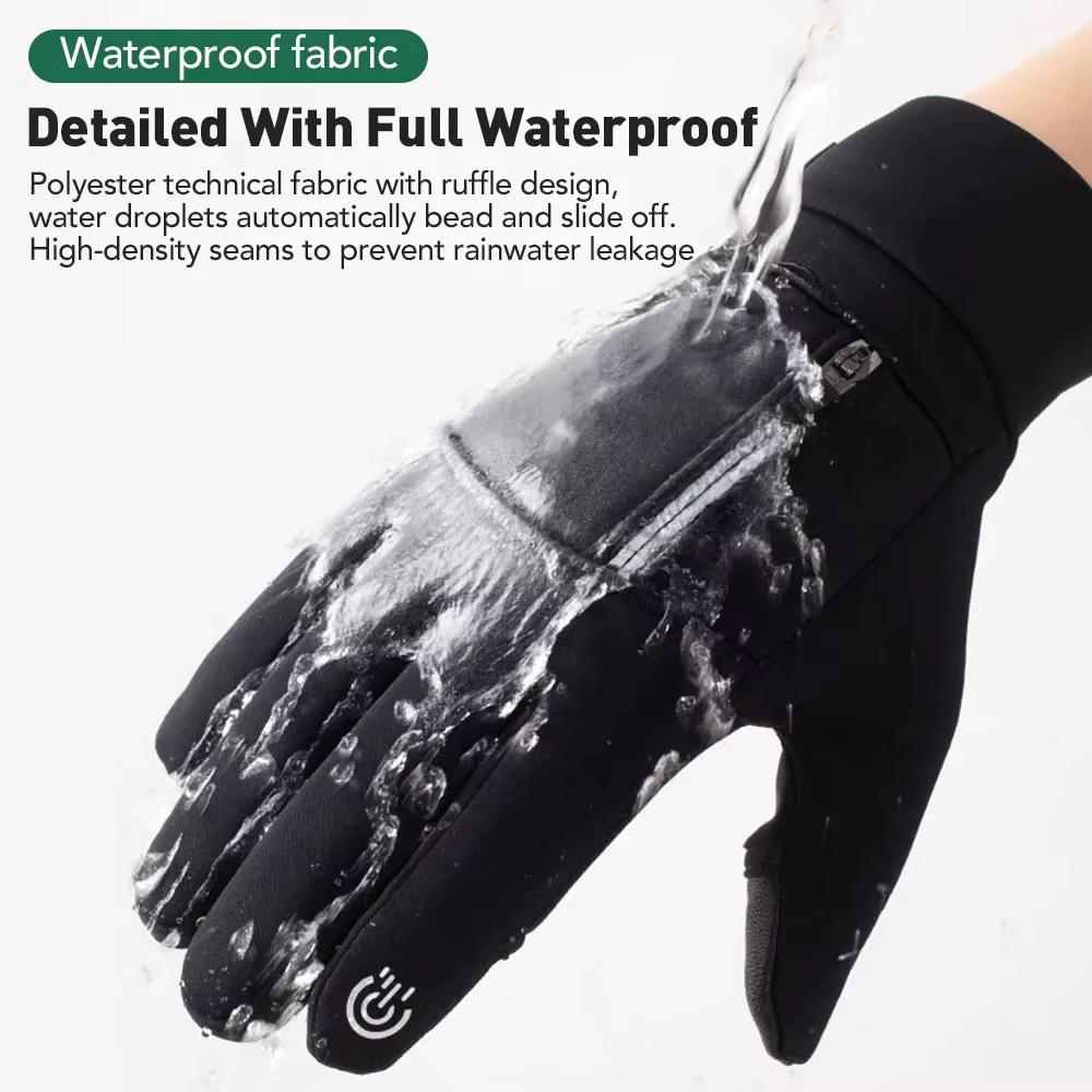 Guantes de pesca invierno impermeables – 2 dedos para clima frío - imagen 3
