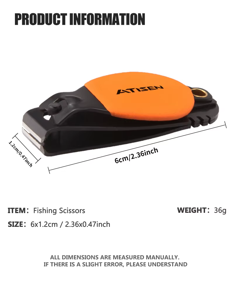 Alicates FTK mostrando sus funciones integradas para pesca