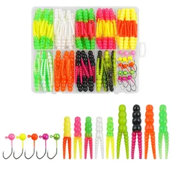 Señuelos para crappie: grub y swimbaits blandos con anzuelo