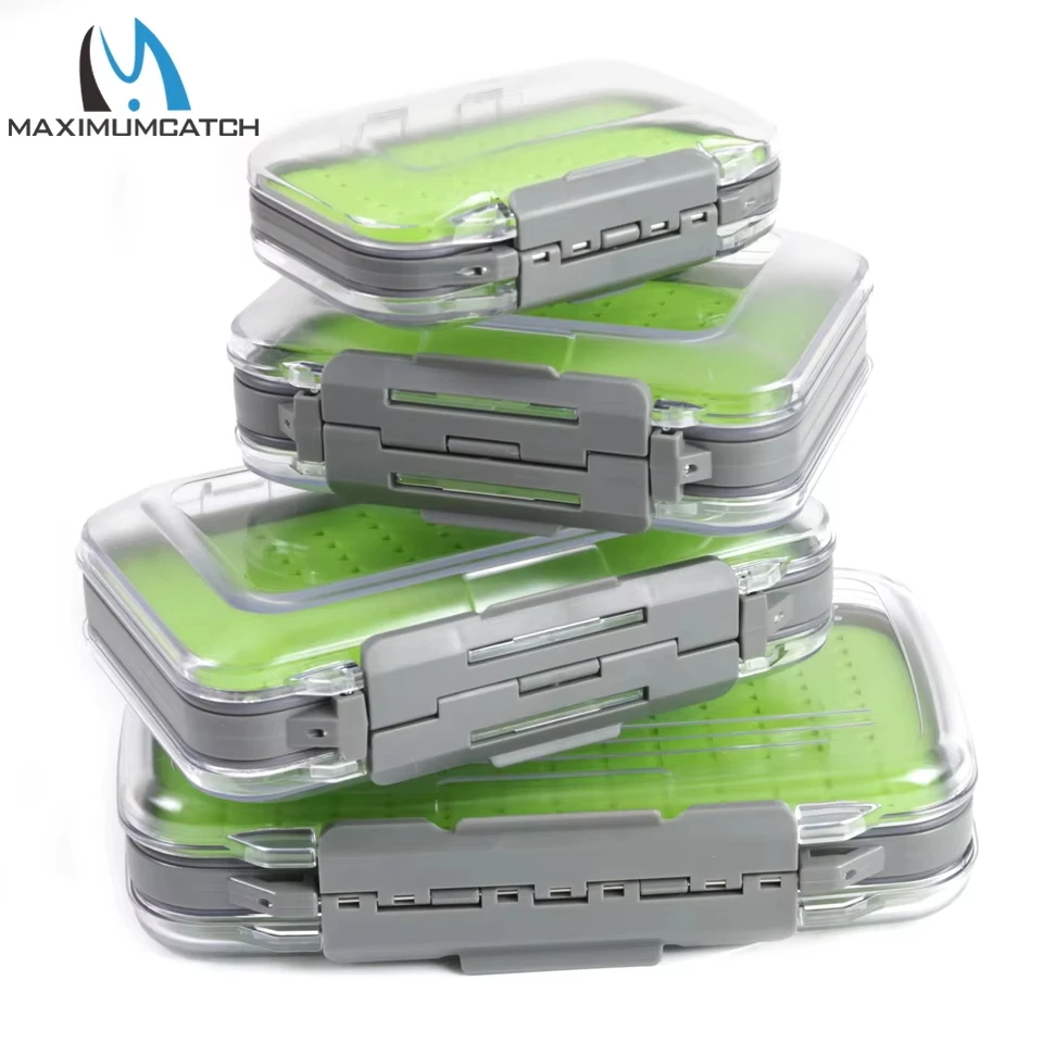 Caja de pesca con mosca MAXCATCH de doble tapa transparente - imagen 2