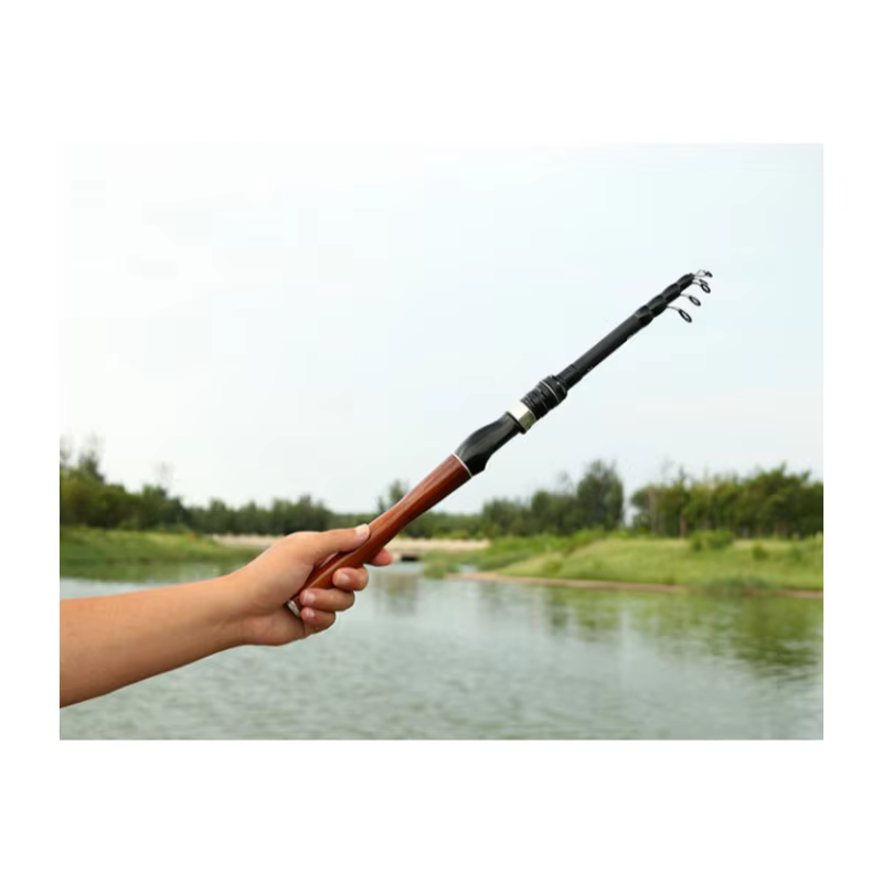 Caña Telescópica Fibra Carbono Ajustable para Pesca - imagen 5