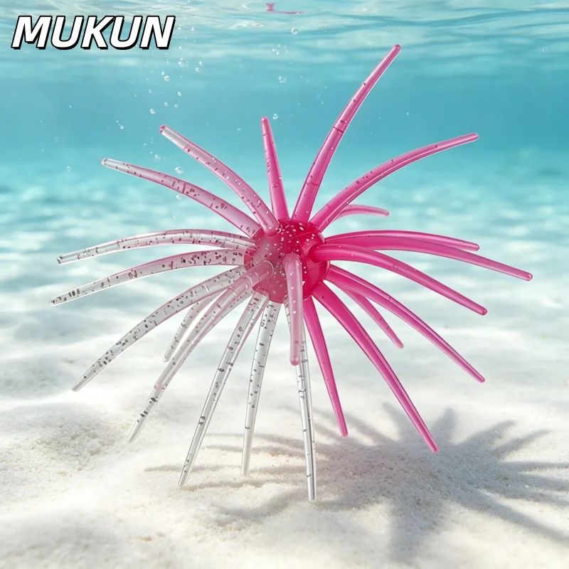 MUKUN Señuelo de vinilo tipo pulpo para pesca en agua salada - imagen 5