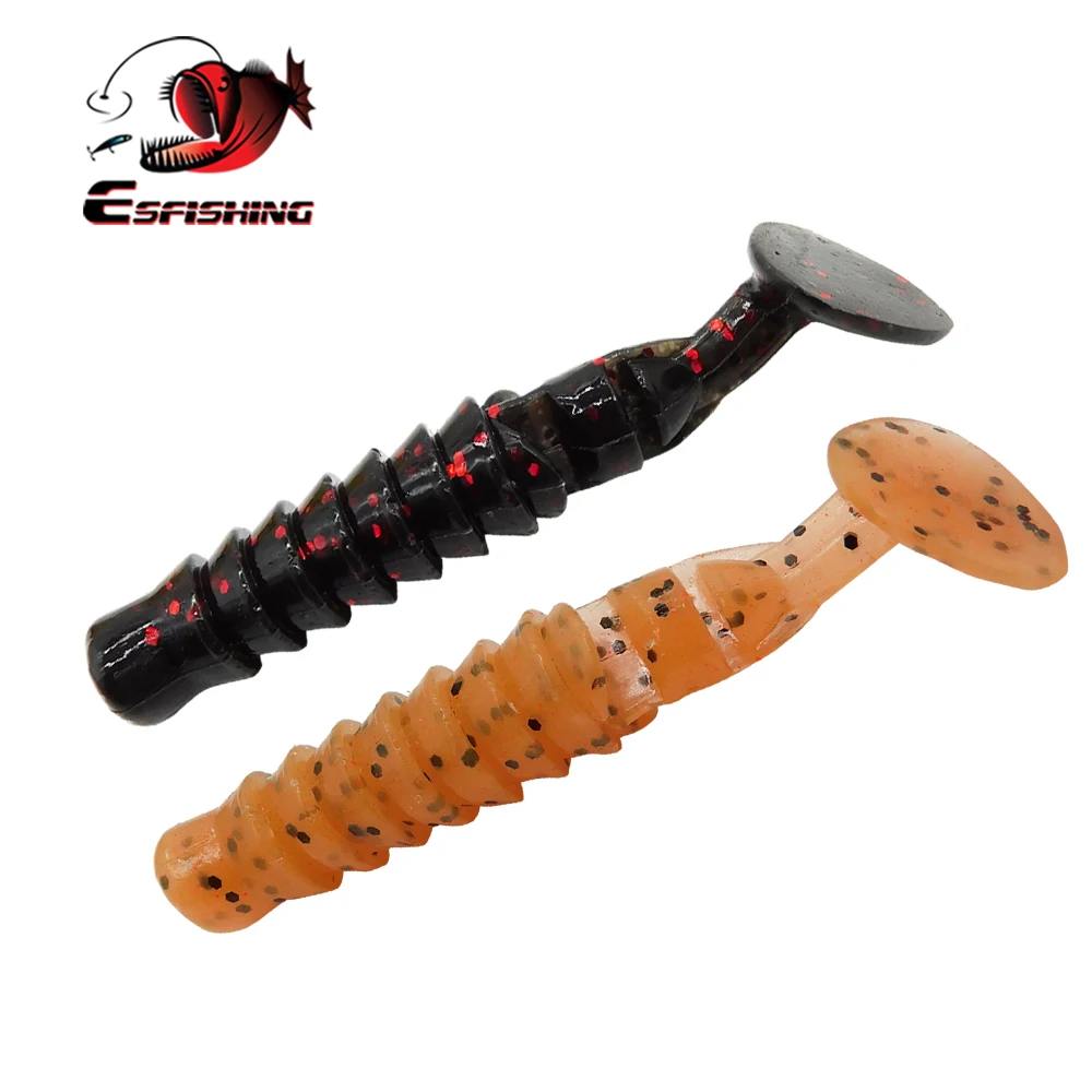 ESFISHING Blggle señuelos de silicona hundidores para lubina