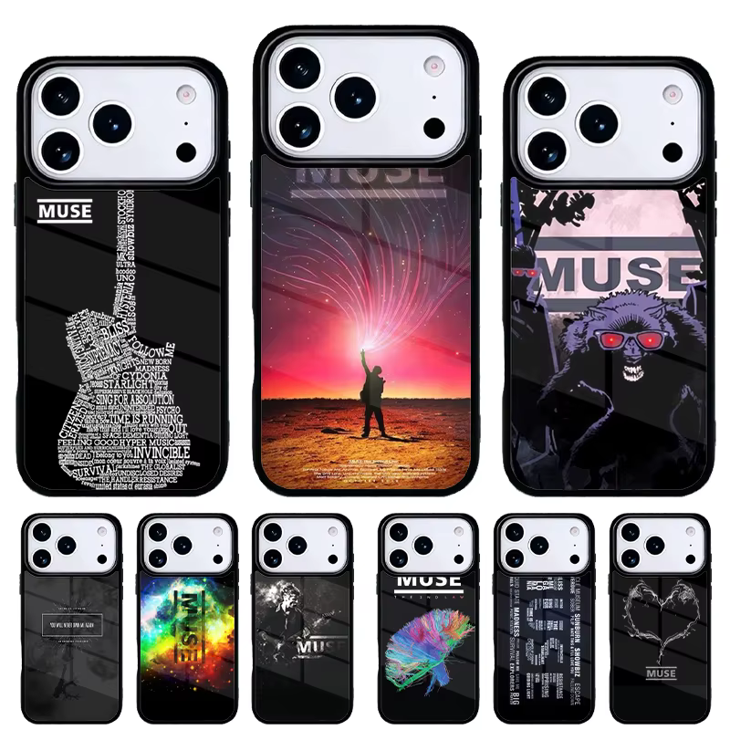Funda iPhone Muse con letras de canciones – Carcasa resistente