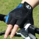 Guantes de ciclismo medio dedo con almohadillas de silicona - imagen 2