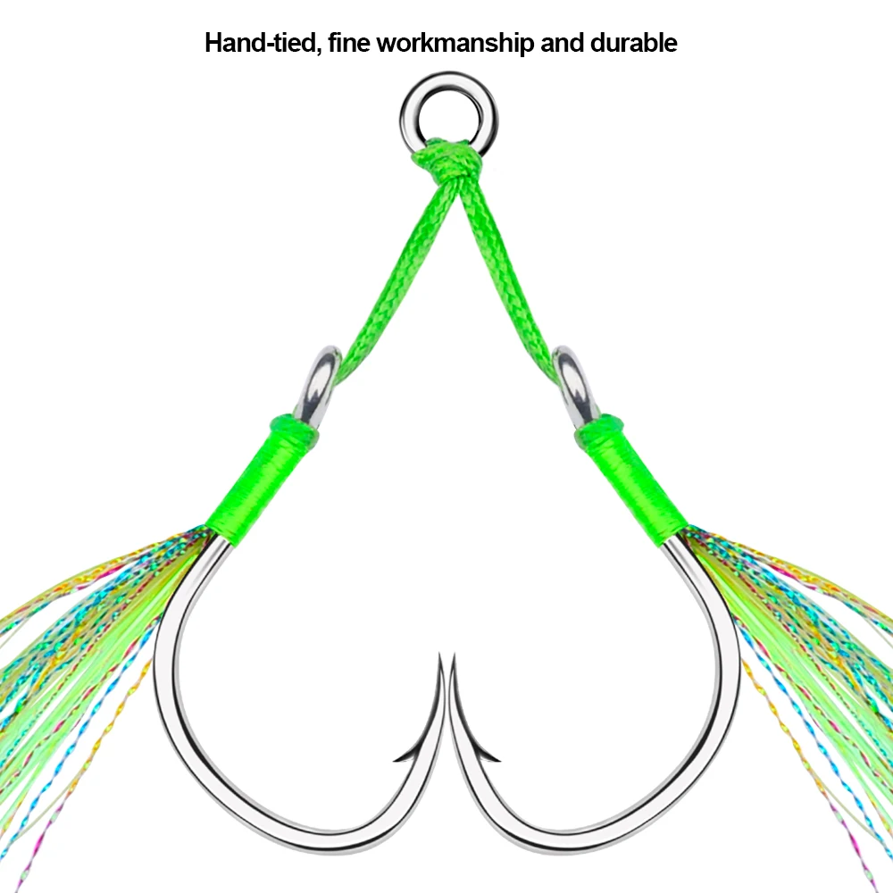 Anzuelo doble con púas Proberos para jigging marino de fondo - imagen 2