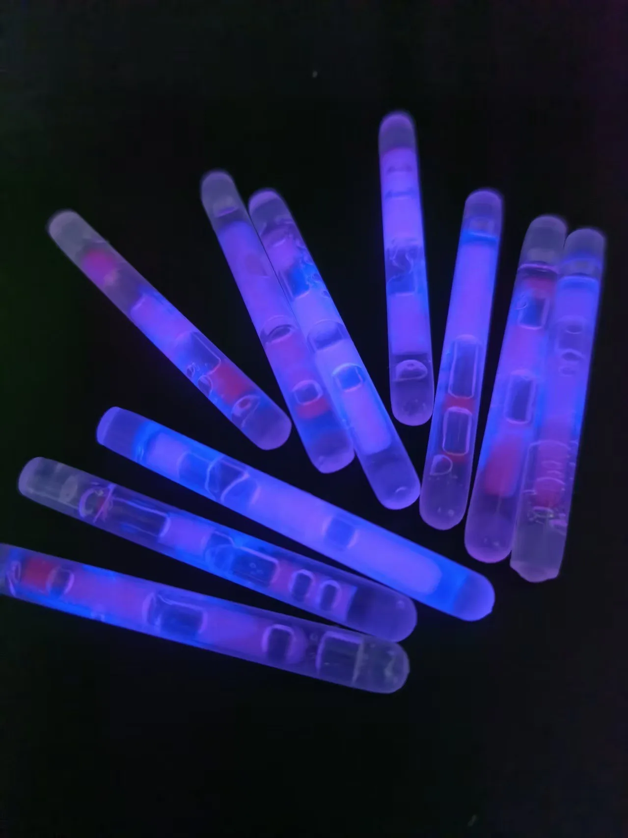 Barras fluorescentes para pesca nocturna